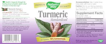 Nature's Way Turmeric Standardized - supplement