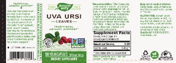 Nature's Way Uva Ursi Leaves 1440 mg - supplement