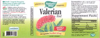 Nature's Way Valerian Root - supplement