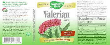 Nature's Way Valerian Root - supplement
