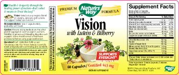 Nature's Way Vision - supplement