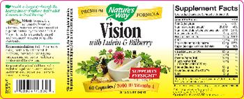 Nature's Way Vision - supplement