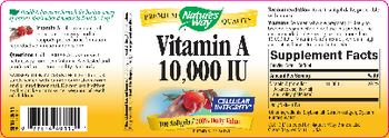 Nature's Way Vitamin A 10,000 IU - supplement