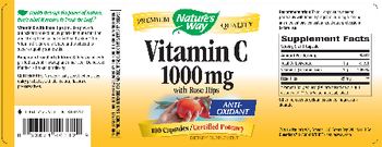 Nature's Way Vitamin C 1000 mg With Rose Hips - supplement