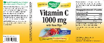 Nature's Way Vitamin C 1000 mg With Rose Hips - supplement