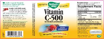 Nature's Way Vitamin C-500 With Bioflavonoids - supplement
