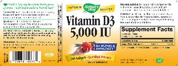 Nature's Way Vitamin D3 5,000 IU - supplement