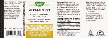 Nature's Way Vitamin D3 Extra Strength 2,000 IU (50 mcg) - supplement