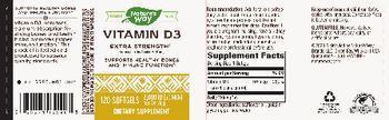 Nature's Way Vitamin D3 Extra Strength 2,000 IU (50 mcg) - supplement