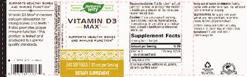 Nature's Way Vitamin D3 Max 125 mcg - supplement