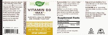 Nature's Way Vitamin D3 Max 5,000 IU - supplement