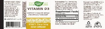 Nature's Way Vitamin D3 - supplement