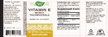 Nature's Way Vitamin E 400 IU - supplement