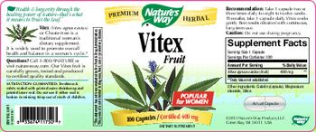 Nature's Way Vitex Fruit - supplement