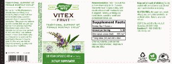 Nature's Way Vitex Fruit 400 mg - supplement