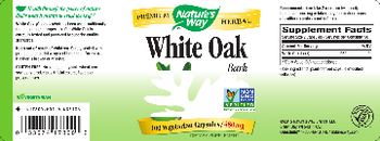 Nature's Way White Oak Bark 480 mg - supplement