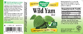 Nature's Way Wild Yam Root - supplement