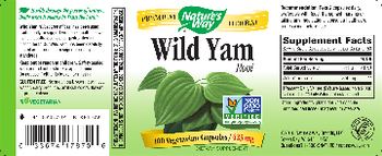 Nature's Way Wild Yam Root 425 mg - supplement