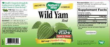 Nature's Way Wild Yam Root - supplement