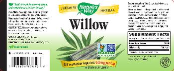 Nature's Way Willow 400 mg - supplement