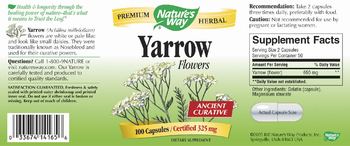 Nature's Way Yarrow Flowers - supplement