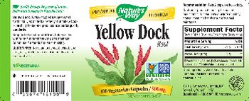 Nature's Way Yellow Dock Root 500 mg - supplement