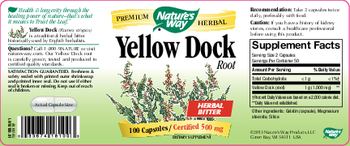 Nature's Way Yellow Dock Root - supplement