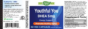 Nature's Way Youthful You DHEA 5 mg - supplement