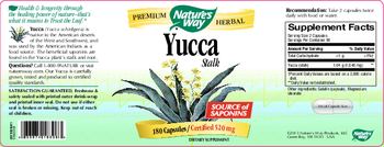 Nature's Way Yucca Stalk - supplement