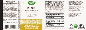 Nature's Way Zinc Lozenges Wild Berry Flavored - supplement