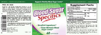 NatureSmart Blood Sugar Specifics - supplement