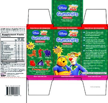 NatureSmart Disney My Friends Tigger & Pooh Gummies MultiVitamin - directions for adults and children 2 years of age and over chew two 2 gummies daily as a reminder di