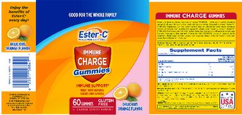 NatureSmart Ester-C Immune Charge Gummies Orange Flavor - vitamin supplement