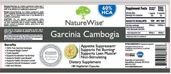 NatureWise Garcinia Cambogia - supplement