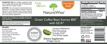 NatureWise Green Coffee Bean Extract 800 With GCA - supplement