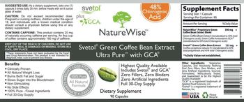 NatureWise Svetol Green Coffee Bean Extract Ultra Pure With GCA - supplement