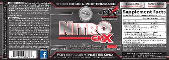 NDS Nutrition Products, Inc. Nitro CMX - stimulant and creatine free supplement