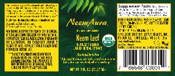 NeemAura Neem Leaf - supplement