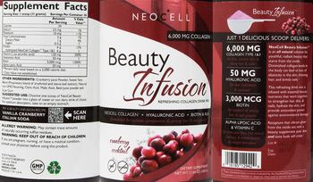 NeoCell Beauty Infusion Cranberry Cocktail - supplement