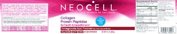 NeoCell Collagen Protein Peptides Pomegranate Acai Flavored - supplement