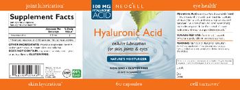 NeoCell Hyaluronic Acid 100 mg - supplement