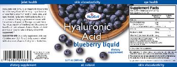 NeoCell Hyaluronic Acid Blueberry Liquid - supplement