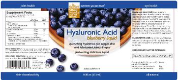 NeoCell Hyaluronic Acid Blueberry Liquid - supplement