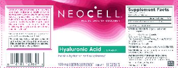NeoCell Hyaluronic Acid Daily Hydration 120 mg - supplement