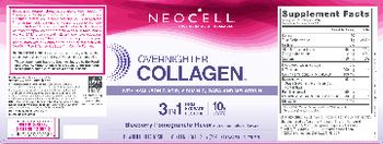NeoCell Overnighter Collagen Blueberry Pomegrante Flavor - supplement