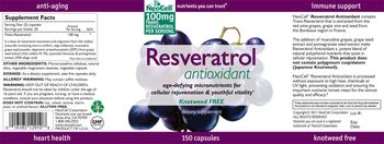 NeoCell Resveratrol Antioxidant - supplement