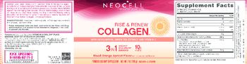 NeoCell Rise & Renew Collagen Blood Orange Apricot Flavor - supplement