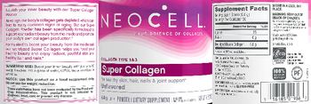 NeoCell Super Collagen Unflavored - supplement