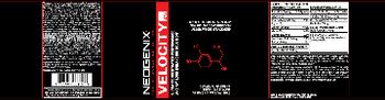 Neogenix Performance Nutrition Velocity Ultra Lemon-Lime Flavor - supplement