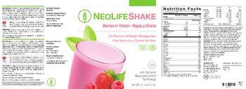 NeoLife NeoLifeShake Berries n' Cream - supplement